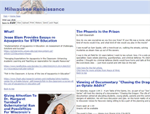 Tablet Screenshot of milwaukeerenaissance.com